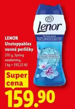 Lidl Lenor Unstoppables Vonné Perličky nabídka