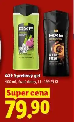 Lidl Axe sprchový gel nabídka