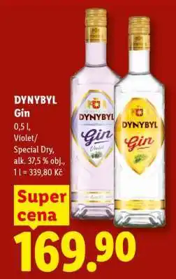 Lidl DYNYBYL GIN nabídka