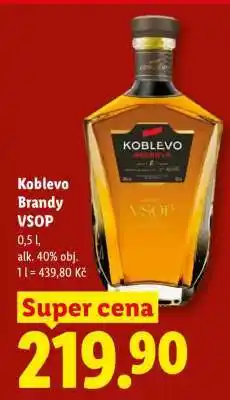 Lidl Koblevo Brandy VSOP nabídka