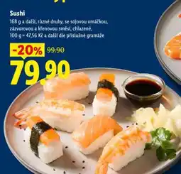 Lidl SUSHI nabídka