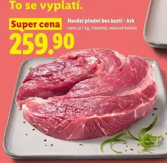 Lidl Hovězí přední bez kosti – krk nabídka