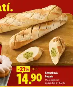 Lidl ČESNEKOVÁ BAGETA nabídka