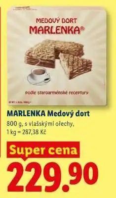 Lidl MARLENKA Medový dort nabídka