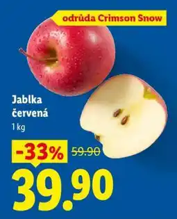 Lidl Jablka červená nabídka