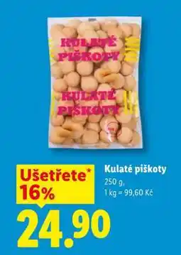 Lidl Kulaté piškoty nabídka