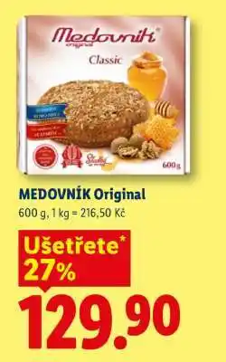 Lidl MEDOVNÍK ORIGINAL nabídka