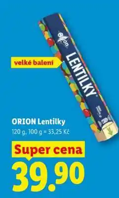 Lidl Orion Lentilky nabídka