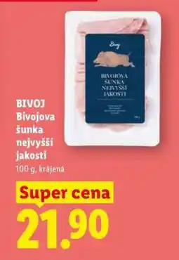 Lidl BIVOJ Bivojova šunka nejvyšší jakosti nabídka
