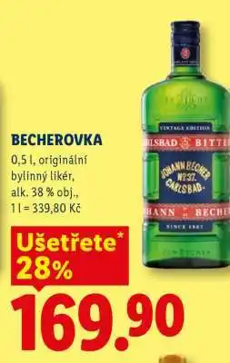 Lidl Becherovka nabídka