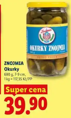 Lidl Znojmia Okurky nabídka