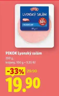 Lidl Pikok LYONSKÝ SALÁM nabídka