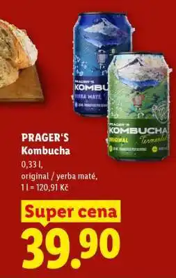 Lidl PRAGER'S Kombucha nabídka