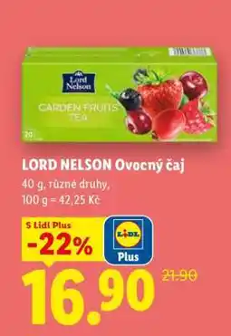 Lidl LORD NELSON Ovocný čaj nabídka