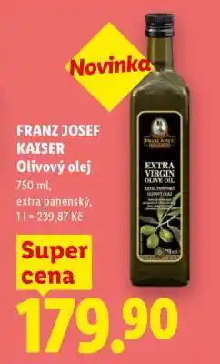 Lidl Franz Josef Kaiser olivový olej nabídka