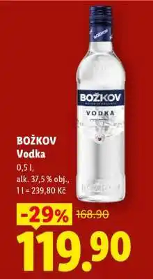 Lidl Božkov Vodka nabídka