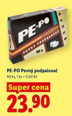 Lidl Pe-Po pevný podpalovač nabídka