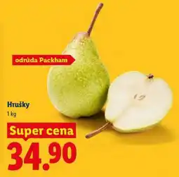 Lidl HRUŠKY nabídka