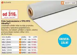 DEK Fólie hydroizolační z TPO/FPO UltraPly™ nabídka