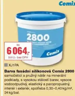 DEK Barva fasádní silikonová Cemix 2800 nabídka
