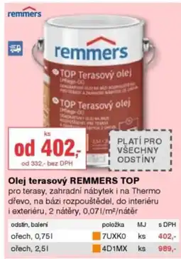 DEK Olej terasový REMMERS TOP nabídka