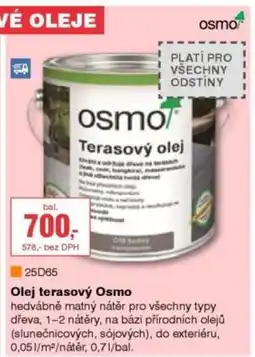 DEK Olej terasový Osmo nabídka
