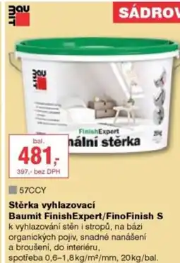 DEK Stěrka vyhlazovací Baumit Finish Expert/FinoFinish S nabídka