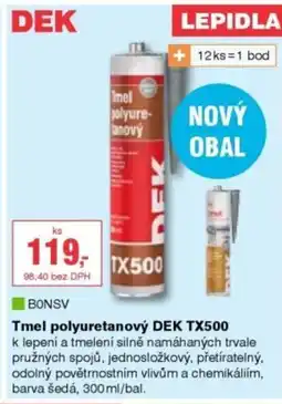 DEK Tmel polyuretanový DEK TX500 nabídka