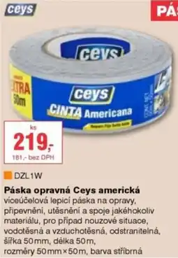 DEK Páska opravná Ceys americká nabídka