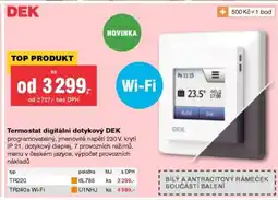 DEK Termostat digitální dotykový DEK nabídka