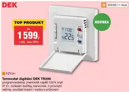 DEK Termostat digitální DEK TR200 nabídka