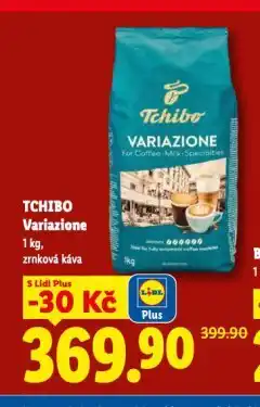 Lidl Tchibo variazione zrnková káva nabídka