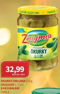 Kubík potraviny Okurky Znojmia nabídka