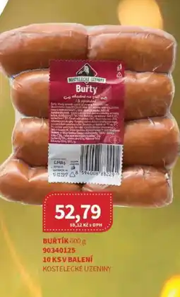 Kubík potraviny Buřtík nabídka
