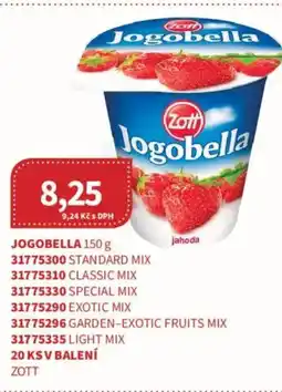 Kubík potraviny ZOTT Jogobella nabídka