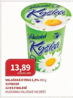 Kubík potraviny Valašská kyška 1,5% nabídka