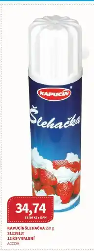 Kubík potraviny Kapucín šlehačka nabídka