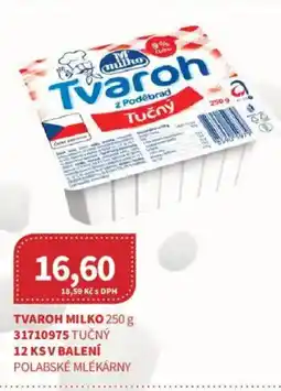 Kubík potraviny Tvaroh milko nabídka