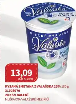 Kubík potraviny Kysaná smetana z valašska 15% nabídka