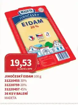 Kubík potraviny MADETA Jihočeský eidam nabídka