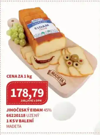 Kubík potraviny MADETA Jihočeský eidam 45% nabídka