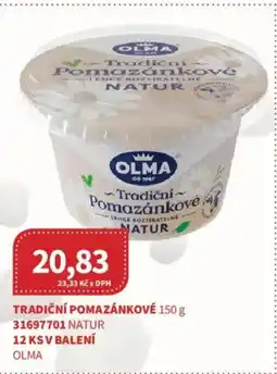 Kubík potraviny OLMA Tradiční pomazánkové nabídka