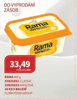 Kubík potraviny Rama nabídka