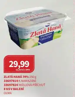 Kubík potraviny OLMA Zlatá Haná 74% nabídka