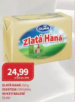 Kubík potraviny OLMA Zlatá Haná nabídka