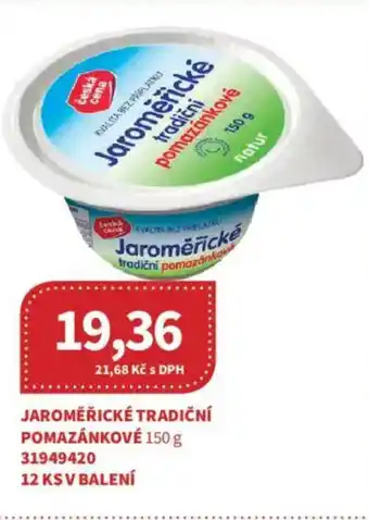 Kubík potraviny Jaroměřické tradiční pomazánkové nabídka