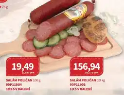 Kubík potraviny Salám poličan nabídka