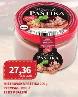 Kubík potraviny Mistrovská paštika nabídka