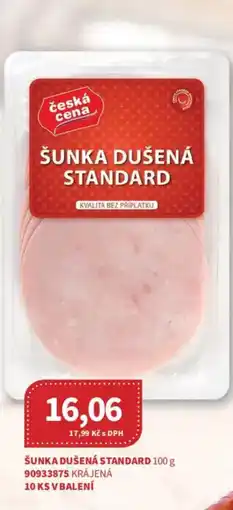 Kubík potraviny Šunka dušená standard nabídka