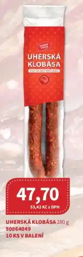 Kubík potraviny Uherská klobása nabídka
